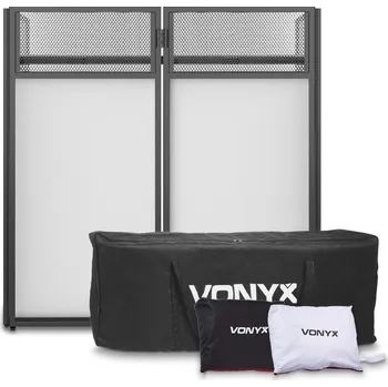 Osvětlovací technika Vonyx DB4 Pro DJ Booth System, skládací DJ pult