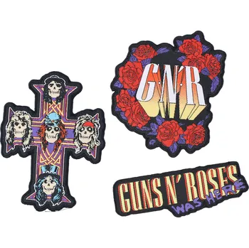 Nášivka nášivka (set 3 ks) Guns N' Roses