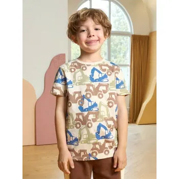 Chlapecké tričko Sinsay - Tričko - krémová - 798EY-01X - 798EY-01X-128