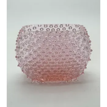 Váza Váza 15cm - Hobnail - Ananas - růžová | 90621
