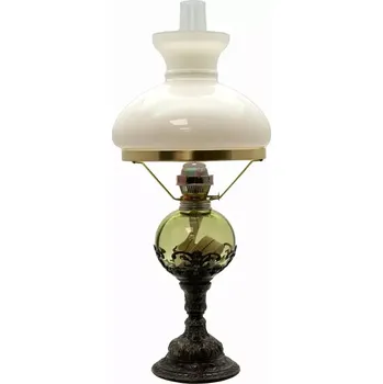 Petrolejová lampa Petrolejová lampa Drahomíra zdobená cínem - komplet | 98619