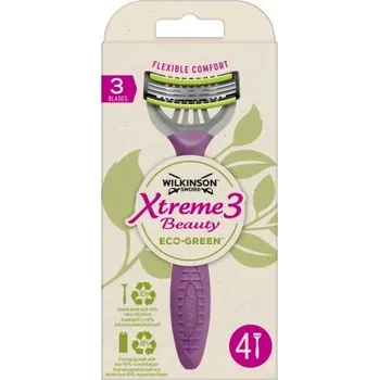Wilkinson Sword Dámská holítka Xtreme3 Beauty Eco-Green 4 ks