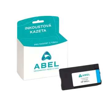 Náplň ABEL No.951XL, CN046AE azurová pro tiskárny HP (1 500 stran)