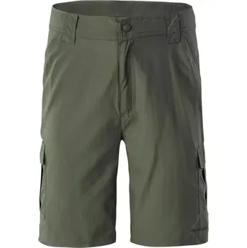 Pánské kraťasy Pánské šortky Loop 1/2 92800331399 Tmavě olivová - Hi-tec olivovo zelená S