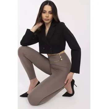 Dámské legíny Legíny CLM LG 1382.01P hnědé S