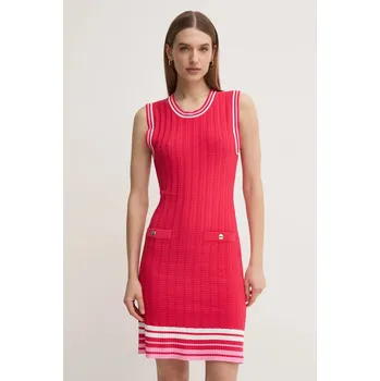 Dámské šaty Šaty Liu Jo červená barva, mini, TA5088 MS36L TA5088.MS36L 33A, vel. XS