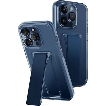 Pouzdro na mobilní telefon UNIQ Heldro Mount Stand ochranný kryt iPhone 15 Pro Max Ultramarine (tmavě modrý)