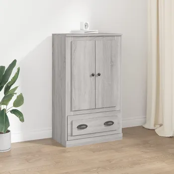 Příborník do zásuvky vidaXL Skříň highboard 60 x 35,5 x 103,5 kompozitní dřevo [816297] Barva: šedá sonoma