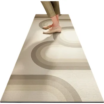 Koberec Měkká kuchyňská rohož 40 x 120 cm v japonském stylu Super savá protiskluzová podložka Snadná údržba Absorpce vody Pohodlné stání