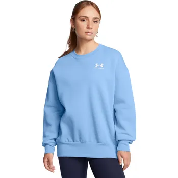 Dámská mikina Dámská mikina Under Armour Essential Flc OS Crew velikost L horizon blue