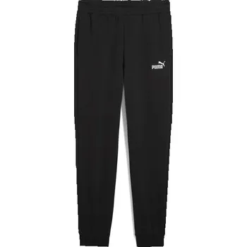 Pánské kalhoty Pánské tepláky Puma ESSENTIALS NO 1 LOGO SLIM XL Černá, Bílá