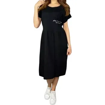 Dámské šaty Dámské košilové šaty itaslá móda černé vel.UNI