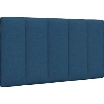 Polštář vidaXL Polštář na čelo postele Hanko 80 cm textil [4019139] Barva: Modrá