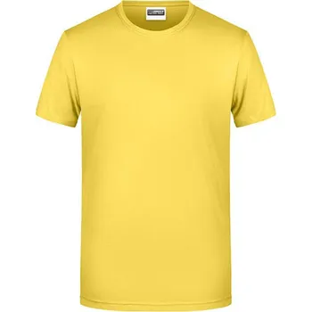 Pánské tričko James&Nicholson JN8008 Pánské triko 8008 Yellow 3XL