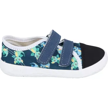 Dívčí tenisky Jonap barefoot plátěnky Airy dráček 25