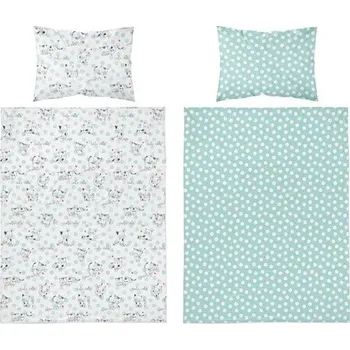 Stavebnice Playmobil Bavlněné povlečení koťátka - bílozelená s puntíky