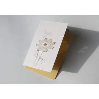 Porigami přání s obálkou Mini cosmos, 9x14 cm