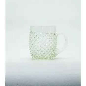 přísavka na sklo Půllitr 0,5l - Hobnail - Ananas - nazelenalý křišťál - II.jakost | 96913