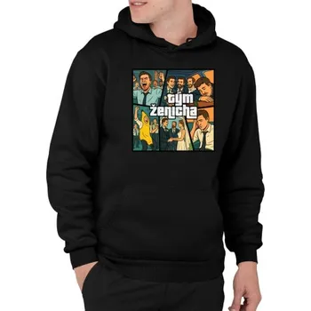 Žertovný předmět Tým ženicha - pánská mikina s potiskem- Tričkový.cz