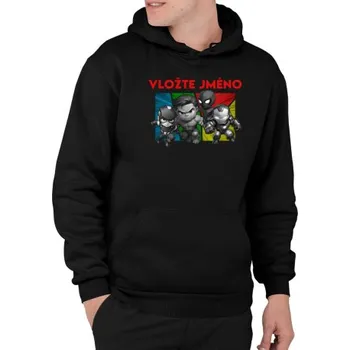 Žertovný předmět Superhrdinové - pánská mikina s potiskem pro fanoušky Marvelu - personalizovaný produkt- Tričkový.cz