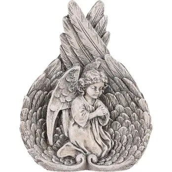 Smuteční dekorace Dekorace na Dušičky na hrob Anděl v křídlech