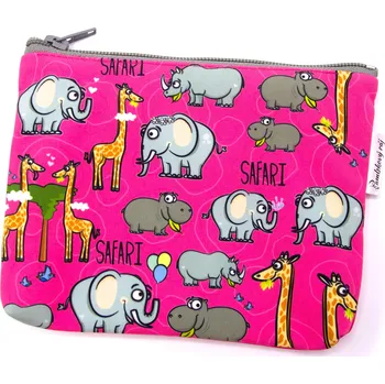 Kosmetická taška Pamlskový Ráj Univerzální taštička - safari Vyberte barvu: růžová (safari)