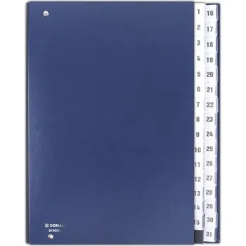 Kancelářské potřeby Třídicí kniha Donau - A4, 1-31, modrá navy