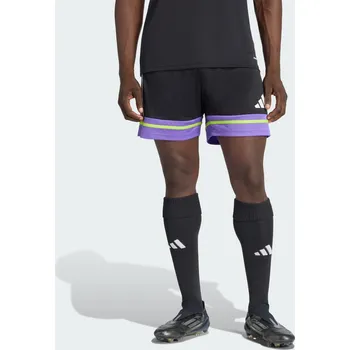 ADIDAS Šortky Squadra 25 L FIALOVÁ|ZELENÁ|ČERNÁ