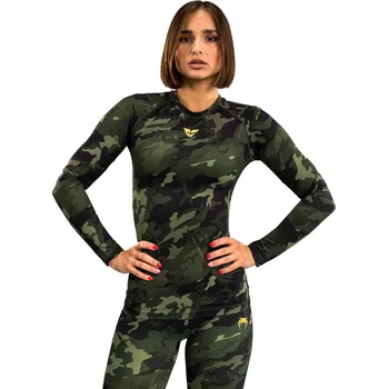 Venum x Sophia Rose Women’s Long Sleeve Rashguard - Forest Camo Velikost: XL