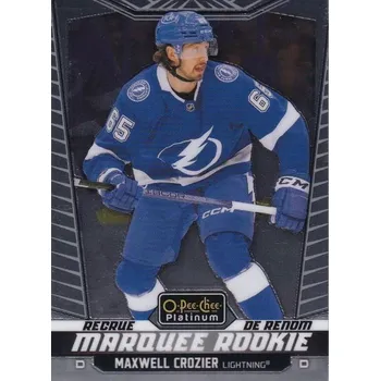 Sběratelská karetní hra insert RC karta MAXWELL CROZIER 24-25 OPC Platinum Marquee Rookie číslo 259