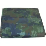 TOPTRADE Krycí plachta multifunkční 2x10m woodland