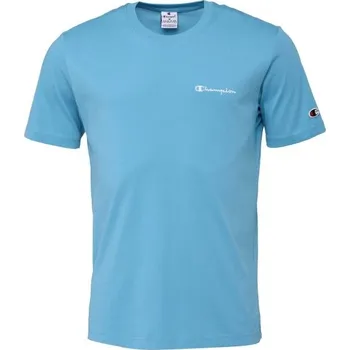 Pánské oblečení Pánské tričko Champion SS TEE S Tyrkysová, Bílá