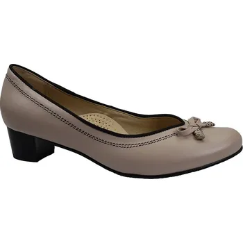 Dámské lodičky Vycházková obuv-lodičky, De-Plus, šíře G 1/2, F-202, světle béžová: Béžová Hladká kůže 29,3 44 G 1/2 - lehce rozšířená (15516-15518)