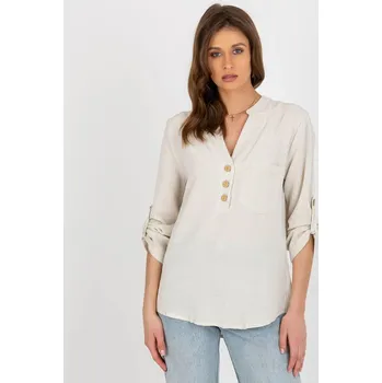 Dámská halenka Košilová halenka Rue Paris s ozdobným zapínáním, s i240_179031_2:s