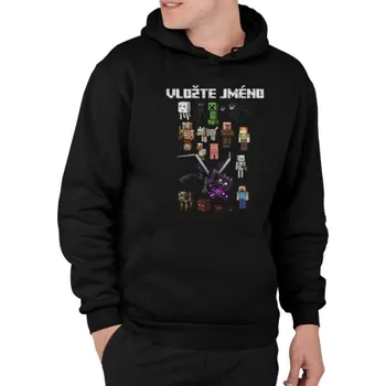 Žertovný předmět Minecraftový tým - pánská mikina s potiskem pro fanoušky hry Minecraft - personalizovaný produkt- Tričkový.cz