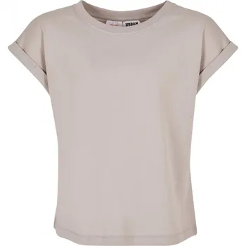 Dívčí tílko Urban Classics Dívčí oversize tričko se spadlými rameny Barva: šedá teplá, Velikost: 122/128