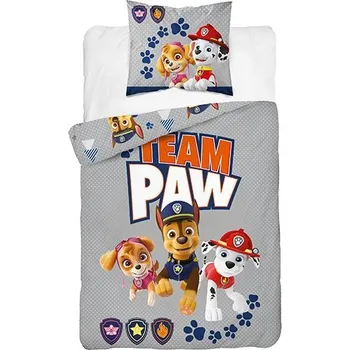 Stavebnice Playmobil Bavlněné povlečení PAW PATROL - šedá