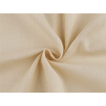 Lněná látka s viskózou, barva 21 ecru