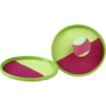 YG Sport Hra Catch ball set 2 talíře 19cm s pěnovým soft míčkem na suchý zip | 406886