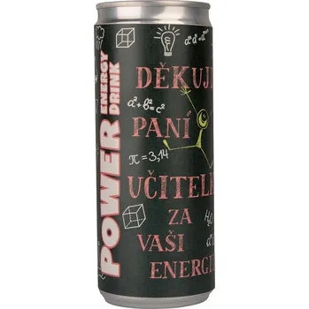 Energetický nápoj Energetický nápoj pro paní učitelku 250 ml (tabule)