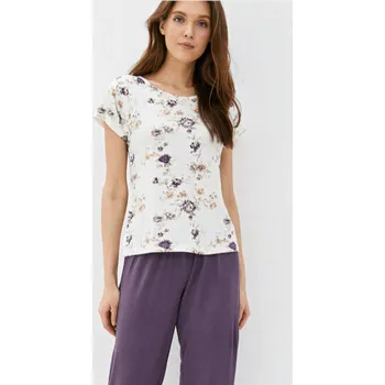 Dámské pyžamo Dámské bambusové pyžamo STEFANIA - Fialová, XL, Luisa Moretti