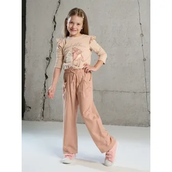 Sinsay - Kalhoty s elastickým pasem - béžová - YJ987-80X - YJ987-80X-104