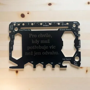 Multifunkční nůž Multifunkční nástroj s gravírovaným textem