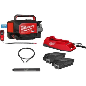 Pneumatické kladivo MX FUEL™ aku kufříkový ponorný vibrátor do betonu Milwaukee MXF CVBCKIT-602