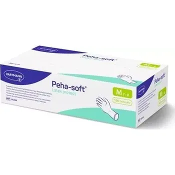 Vyšetřovací rukavice Rukavice vyš. latex Peha-Soft, bez pudru, vel. M (100ks/bal) (velikost M)
