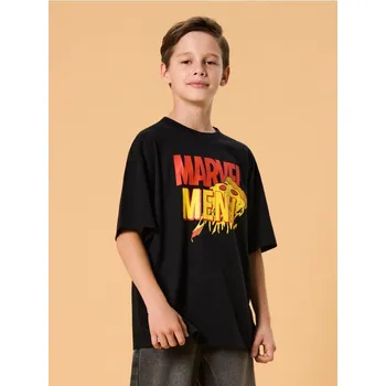 Dětská móda Sinsay - Tričko Marvel - černá - 566AO-99X - 566AO-99X-140