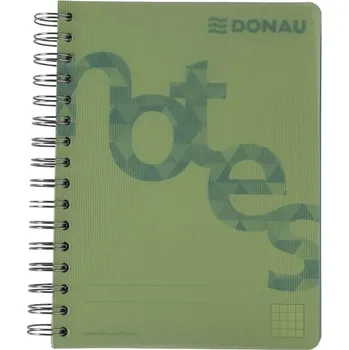 Blok Blok Donau College, A5, čtverečkovaný, zelený