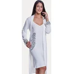 Luisa Moretti Dámská bambusová košilka OLIVIA županem Barva: Krémová, Velikost: L