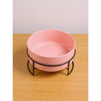 Miska pro psa Sinsay - Keramická miska pro psa a kočku s kovovým stojanem - pastelová růžová - 438FU-03X - 438FU-03X-ONE