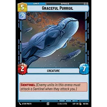 Sběratelská karetní hra Graceful Purrgil 069/264 - Legends of the Force Typ karty: Foil